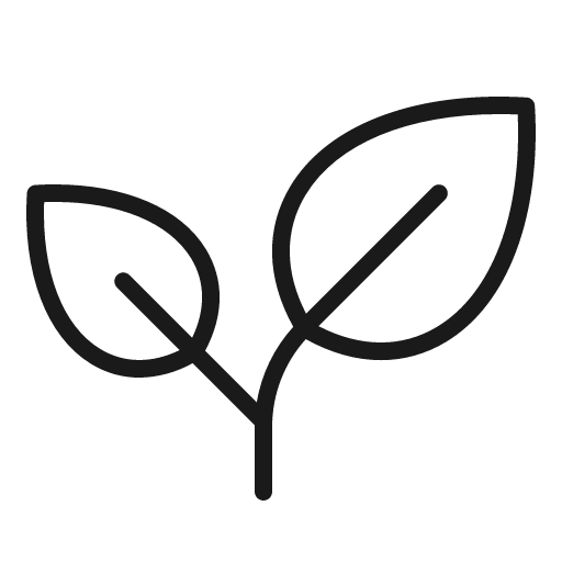 Plant thin icon, thin style, from Phosphor