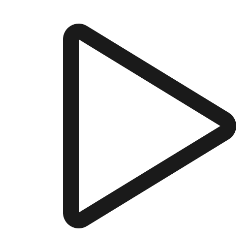 Play icon, solid style, from Phosphor