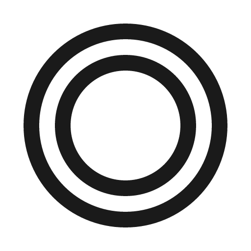 Record icon, solid style, from Phosphor