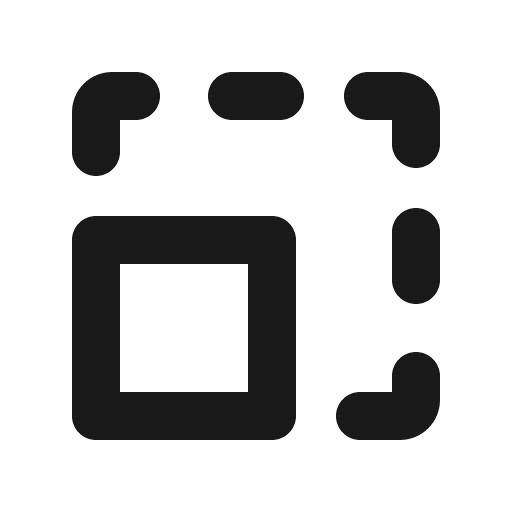 Resize bold icon, bold style, from Phosphor