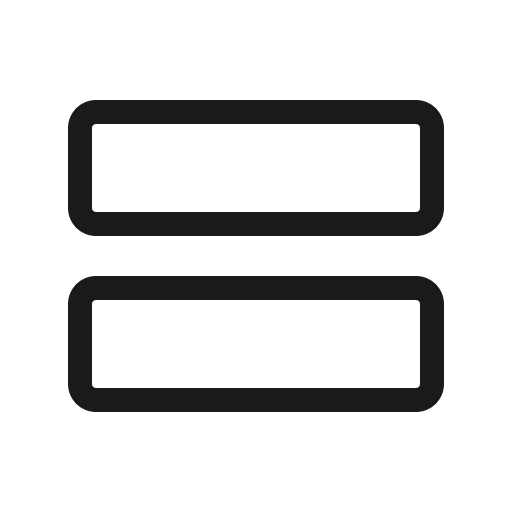 Rows light icon, light style, from Phosphor