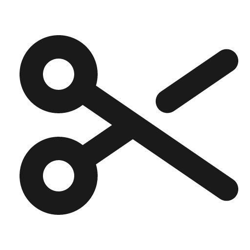 Scissors bold icon, bold style, from Phosphor