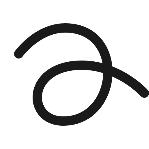 Scribble loop icon, solid style, from Phosphor