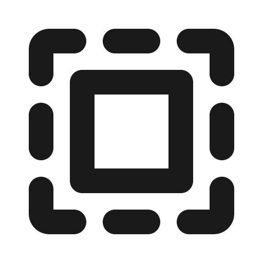 Selection all bold icon, bold style, from Phosphor