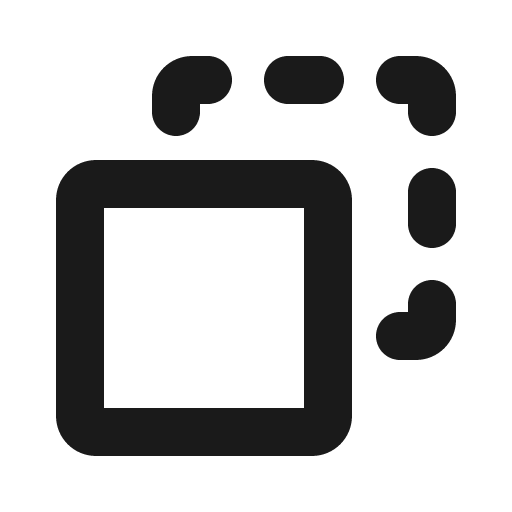 Selection background bold icon, bold style, from Phosphor