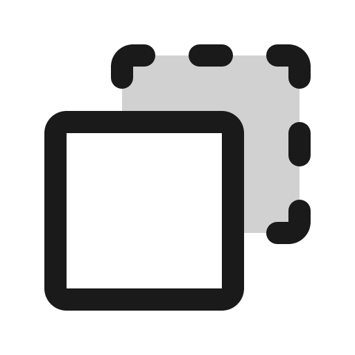 Selection background duotone icon, two-tone style, from Phosphor