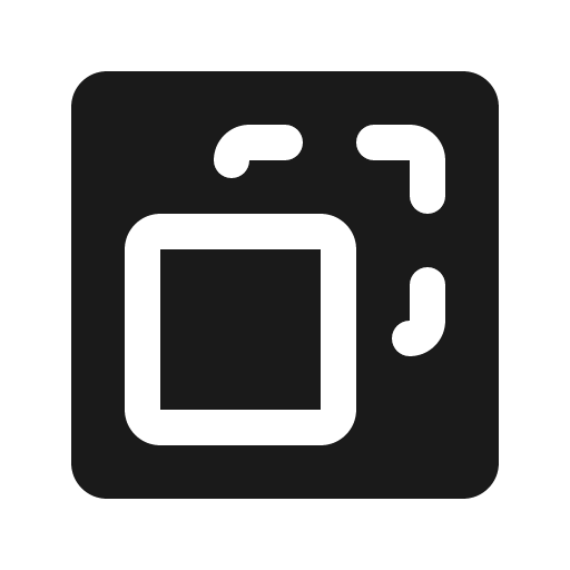 Selection background fill icon, filled style, from Phosphor