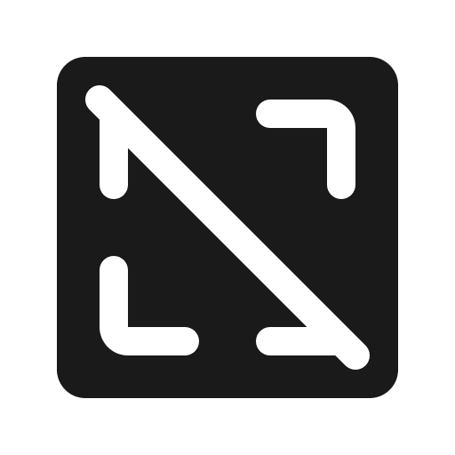 Selection slash fill icon, filled style, from Phosphor
