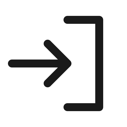 Sign in icon, solid style, from Phosphor