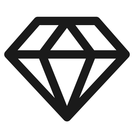 Sketch logo icon, solid style, from Phosphor