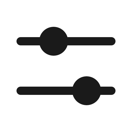Sliders horizontal fill icon, filled style, from Phosphor