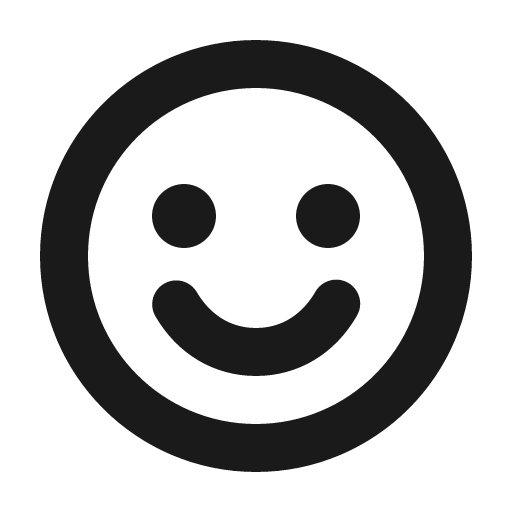 Smiley bold icon, bold style, from Phosphor