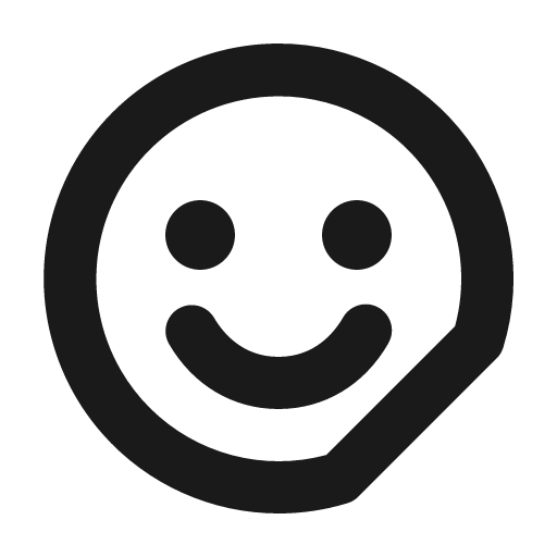 Smiley sticker bold icon, bold style, from Phosphor