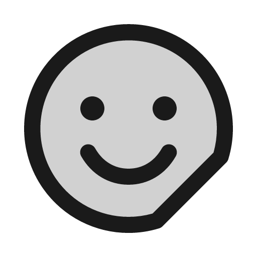 Smiley sticker duotone icon, two-tone style, from Phosphor