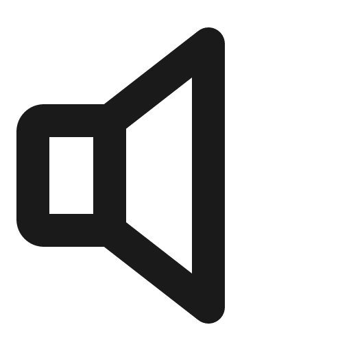 Speaker none bold icon, bold style, from Phosphor