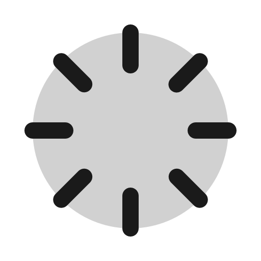 Spinner duotone icon, two-tone style, from Phosphor