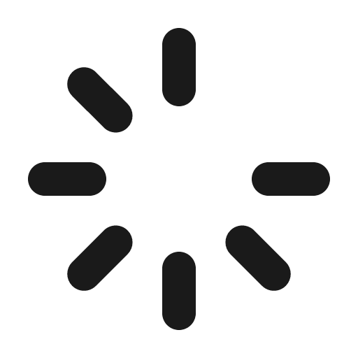 Spinner gap bold icon, bold style, from Phosphor
