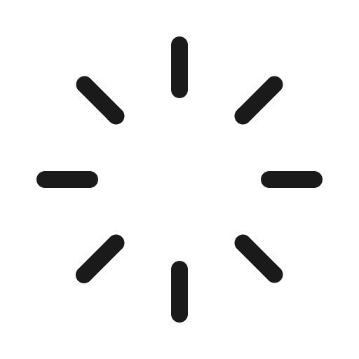 Spinner light icon, light style, from Phosphor