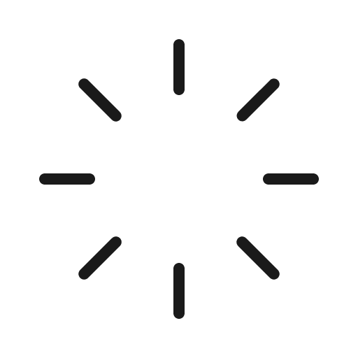 Spinner thin icon, thin style, from Phosphor