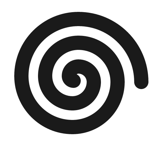 Spiral bold icon, bold style, from Phosphor