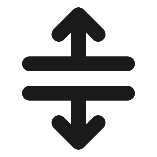 Split vertical bold icon, bold style, from Phosphor