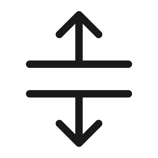 Split vertical light icon, light style, from Phosphor