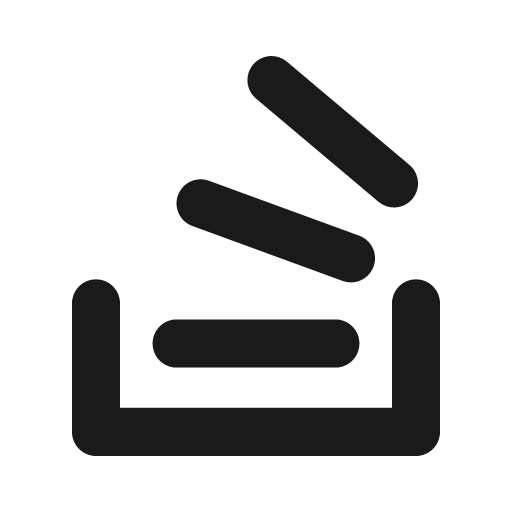 Stack overflow logo bold icon, bold style, from Phosphor