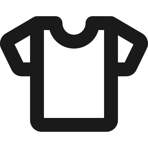 T shirt bold icon, bold style, from Phosphor