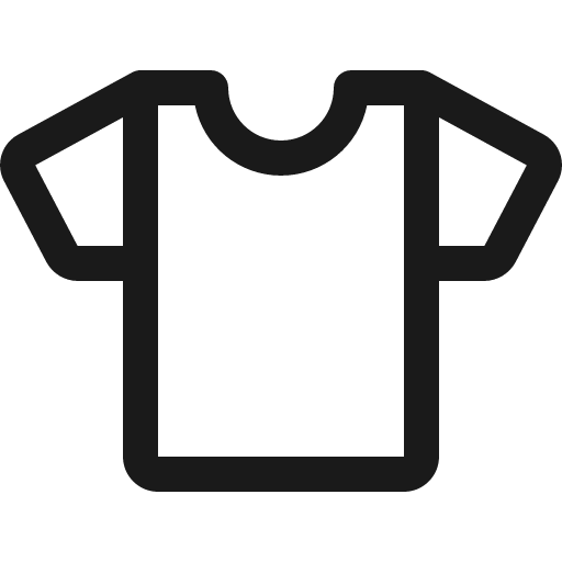 T shirt icon, solid style, from Phosphor