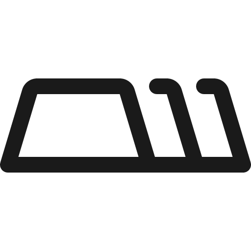 Tabs icon, solid style, from Phosphor