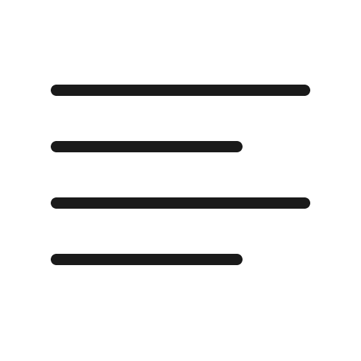 Text align left thin icon, thin style, from Phosphor