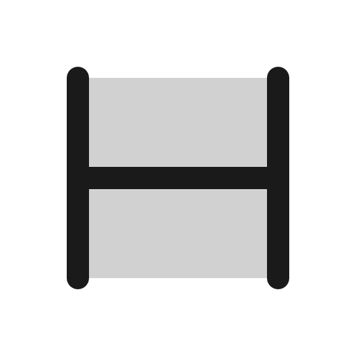 Text h duotone icon, two-tone style, from Phosphor