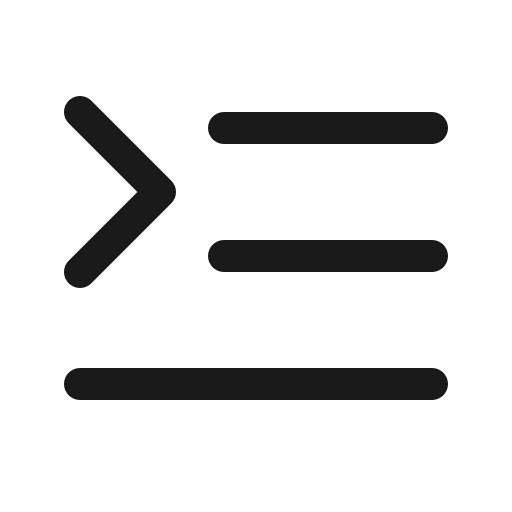 Text indent icon, solid style, from Phosphor