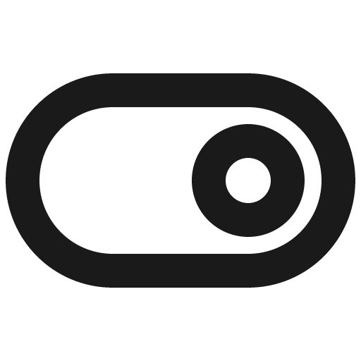 Toggle right bold icon, bold style, from Phosphor