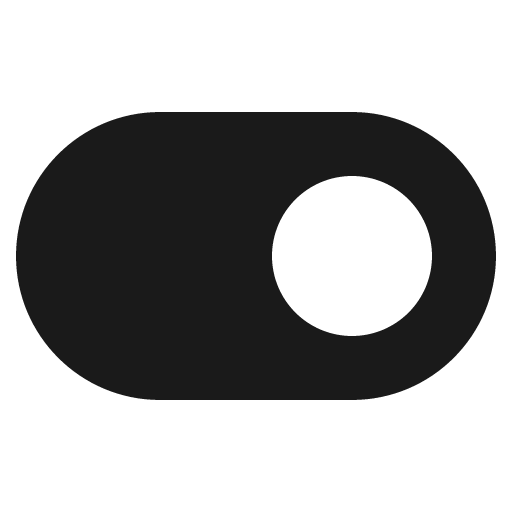 Toggle right fill icon, filled style, from Phosphor
