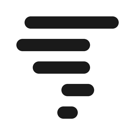 Tornado bold icon, bold style, from Phosphor