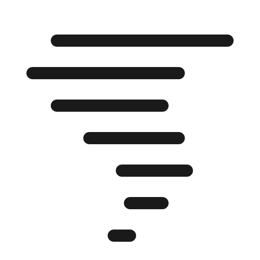 Tornado light icon, light style, from Phosphor