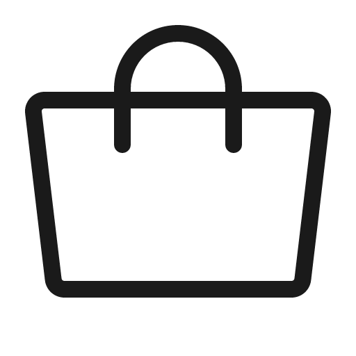 Tote light icon, light style, from Phosphor