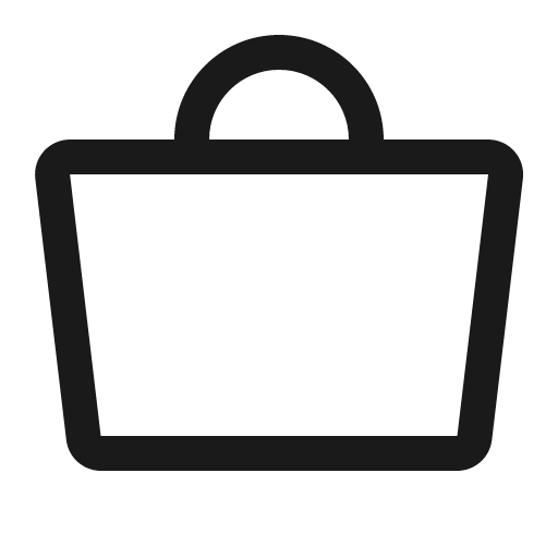 Tote simple icon, solid style, from Phosphor