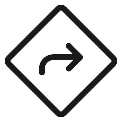 Traffic sign light icon, light style, from Phosphor