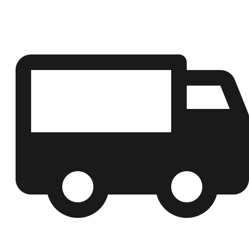 Truck fill icon, filled style, from Phosphor