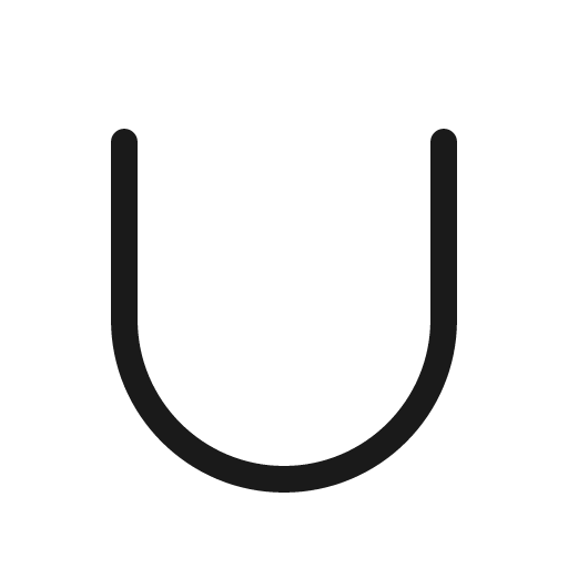 Union light icon, light style, from Phosphor
