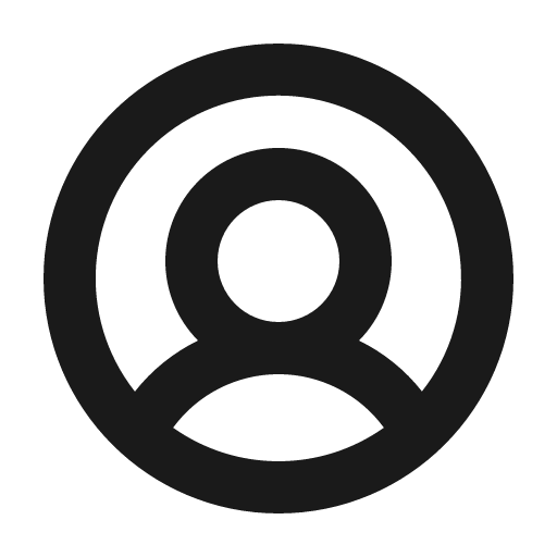 User circle bold icon, bold style, from Phosphor