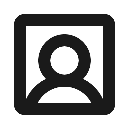 User square bold icon, bold style, from Phosphor