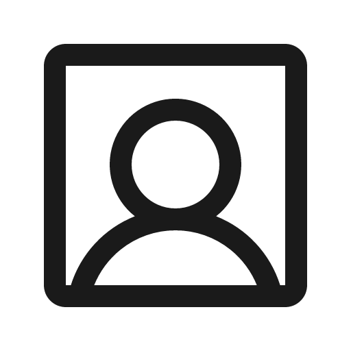 User square icon, solid style, from Phosphor