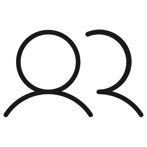 Users thin icon, thin style, from Phosphor