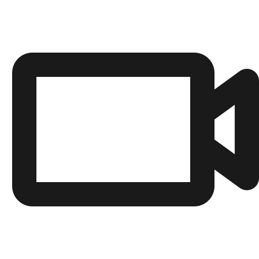 Video camera bold icon, bold style, from Phosphor