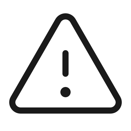 Warning light icon, light style, from Phosphor