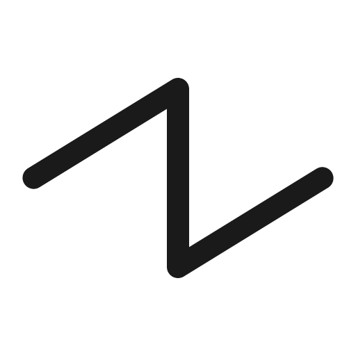 Wave sawtooth icon, solid style, from Phosphor