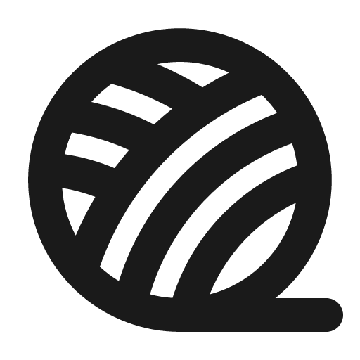 Yarn bold icon, bold style, from Phosphor